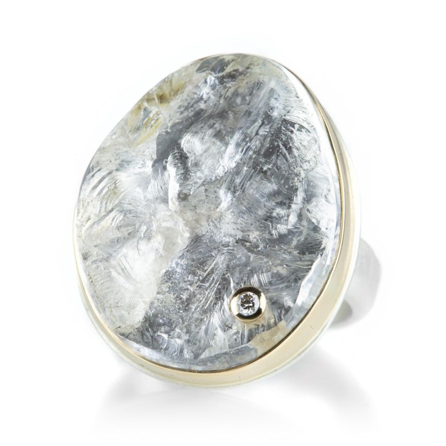 Rings Jamie Joseph | Surface Cut Rock Crystal Ring