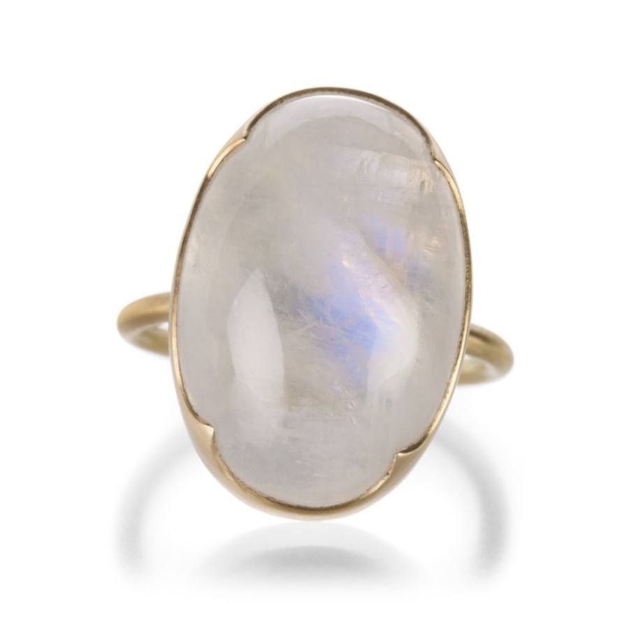 Rings Gabriella Kiss | Large Blue Moonstone Ring