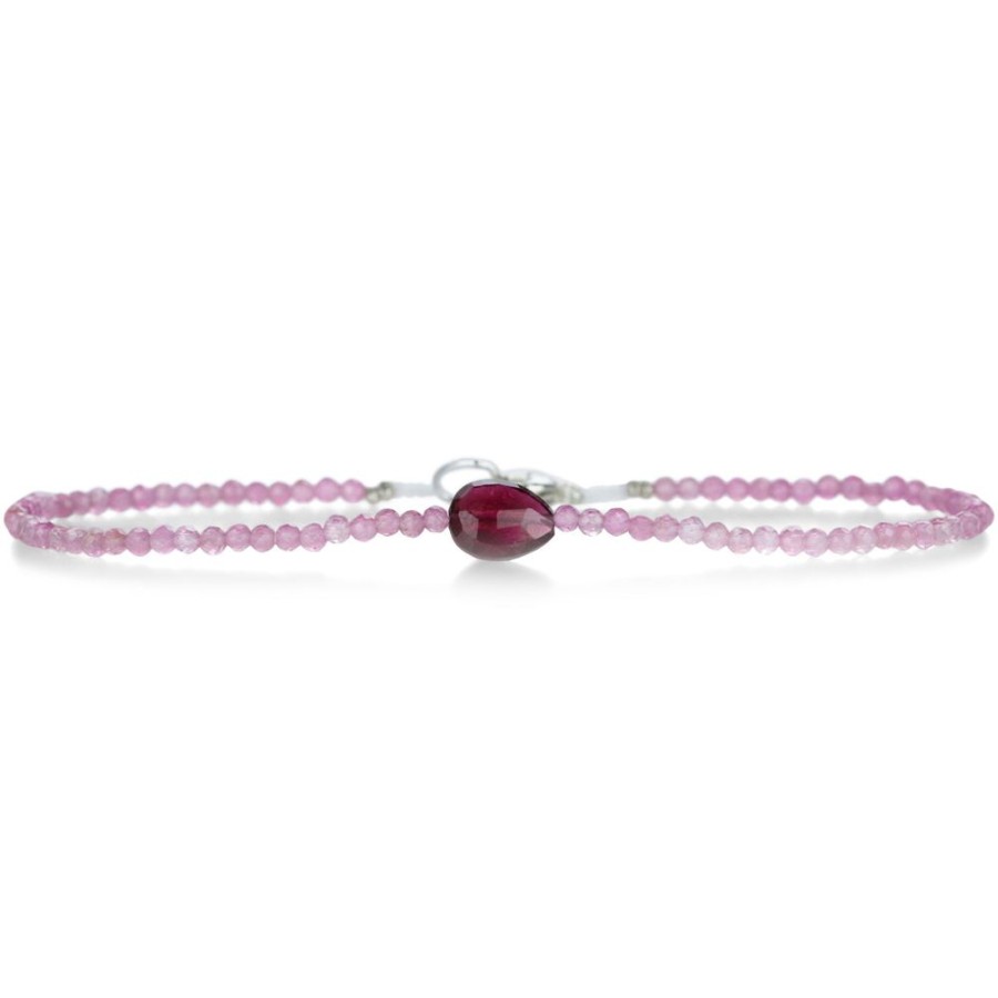 Bracelets Margaret Solow | Light And Dark Pink Tourmaline Bracelet