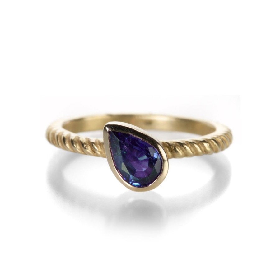 Rings Barbara Heinrich | Purple Sapphire Pear Ring