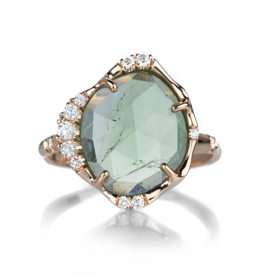 Rings Sirciam | Green Tourmaline Stardust Ring