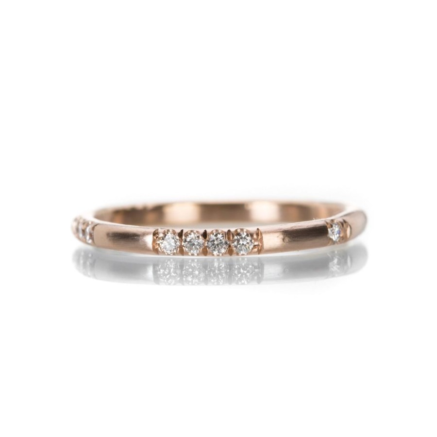 Rings Nicole Landaw | Pink Gold Diamond I Love You Ring