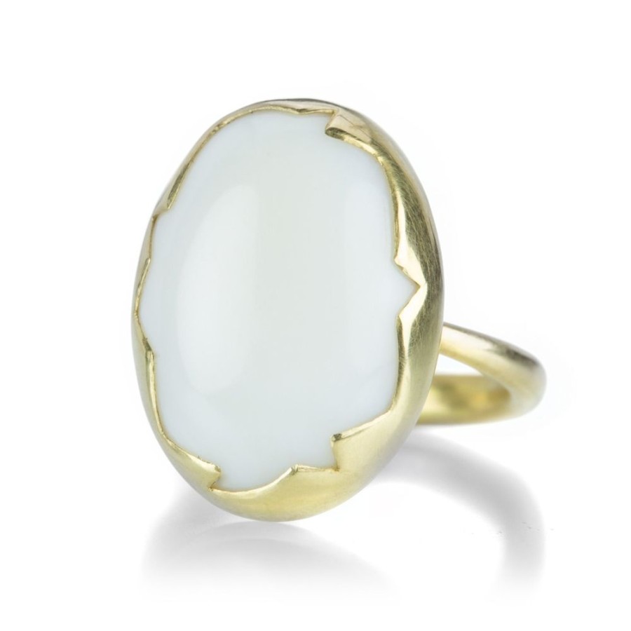 Rings Annette Ferdinandsen | White Coral Cracked Egg Ring