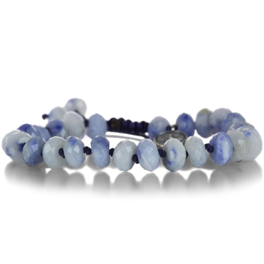 Bracelets Joseph Brooks | 8Mm Faceted Sodalite Beaded Bracelet