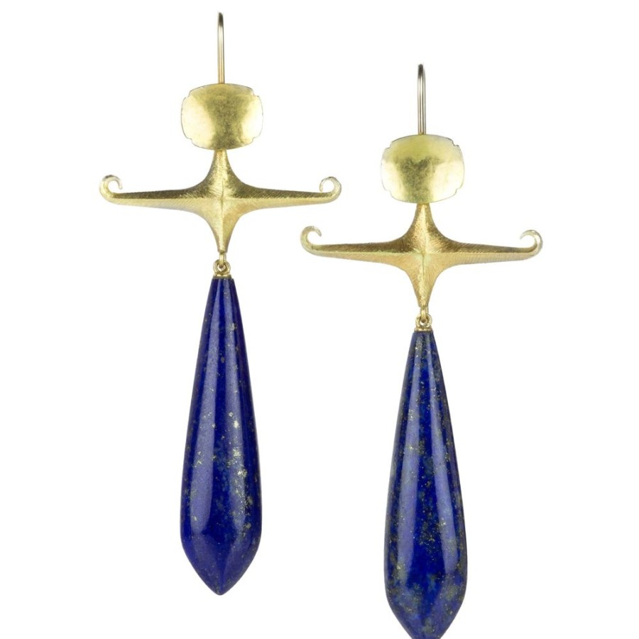 Earrings Gabriella Kiss | Lapis Dancing Ladies Earrings