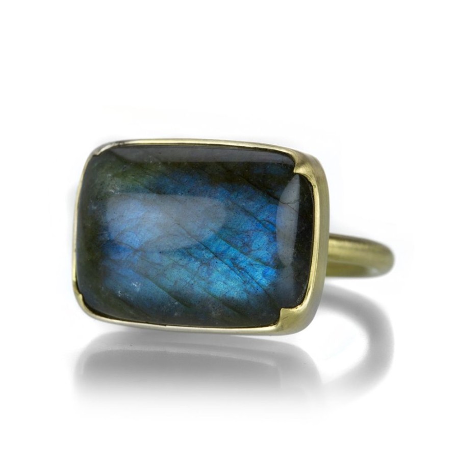 Rings Gabriella Kiss | Horizontal Labradorite Ring