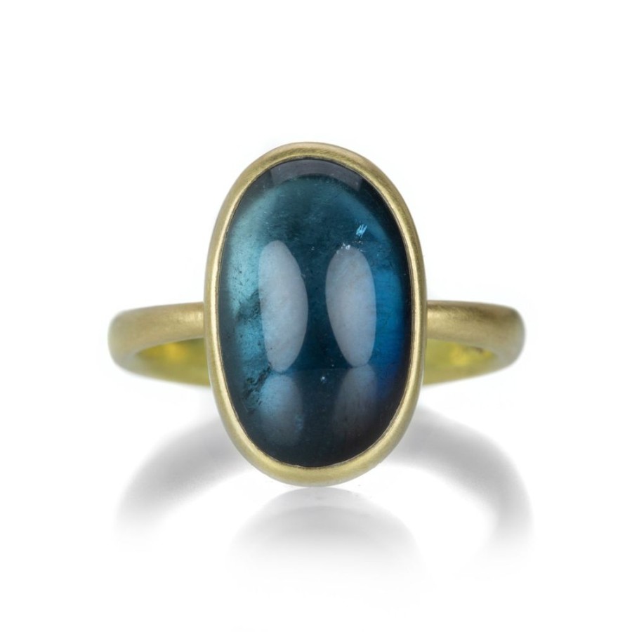 Rings Lola Brooks | Oval Blue Ombre Tourmaline Ring