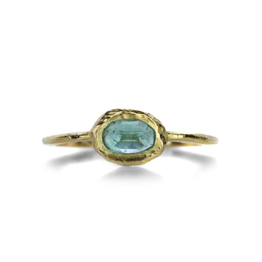 Rings Page Sargisson | 18K Oval Emerald Ring