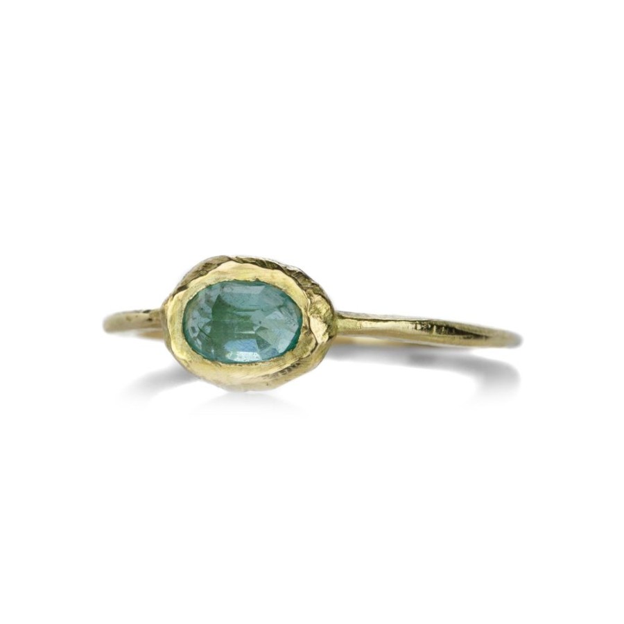 Rings Page Sargisson | 18K Oval Emerald Ring