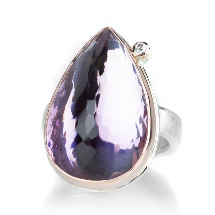 Rings Jamie Joseph | Pear Shaped Amethyst Ring