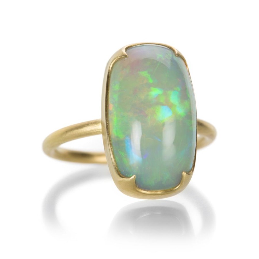 Rings Gabriella Kiss | Smooth Cushion Ethiopian Opal Ring