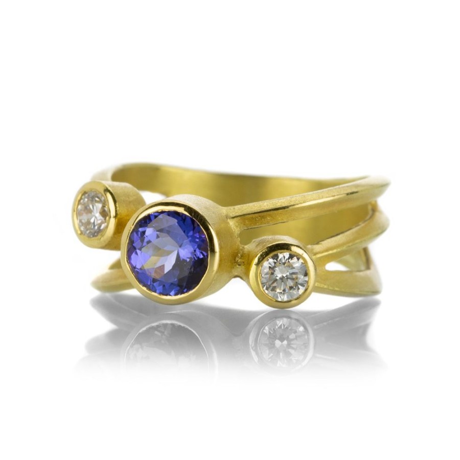 Rings Barbara Heinrich | Tanzanite And Diamond Wrap Ring