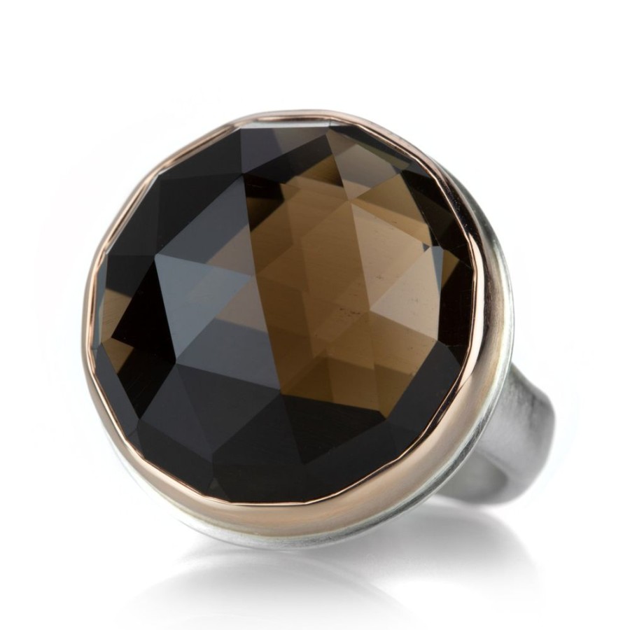 Rings Jamie Joseph | Round Rose Cut Smoky Quartz Ring