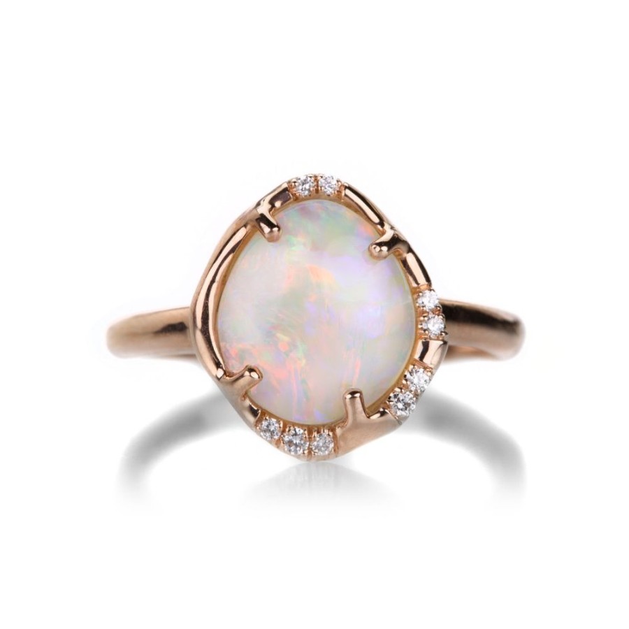 Rings Sirciam | Aphenos Florescent Flash Opal Ring