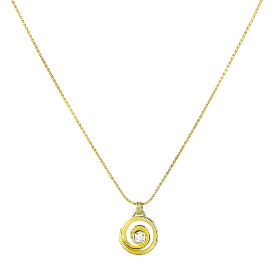 Necklaces Barbara Heinrich | Small Swirl Pendant Necklace