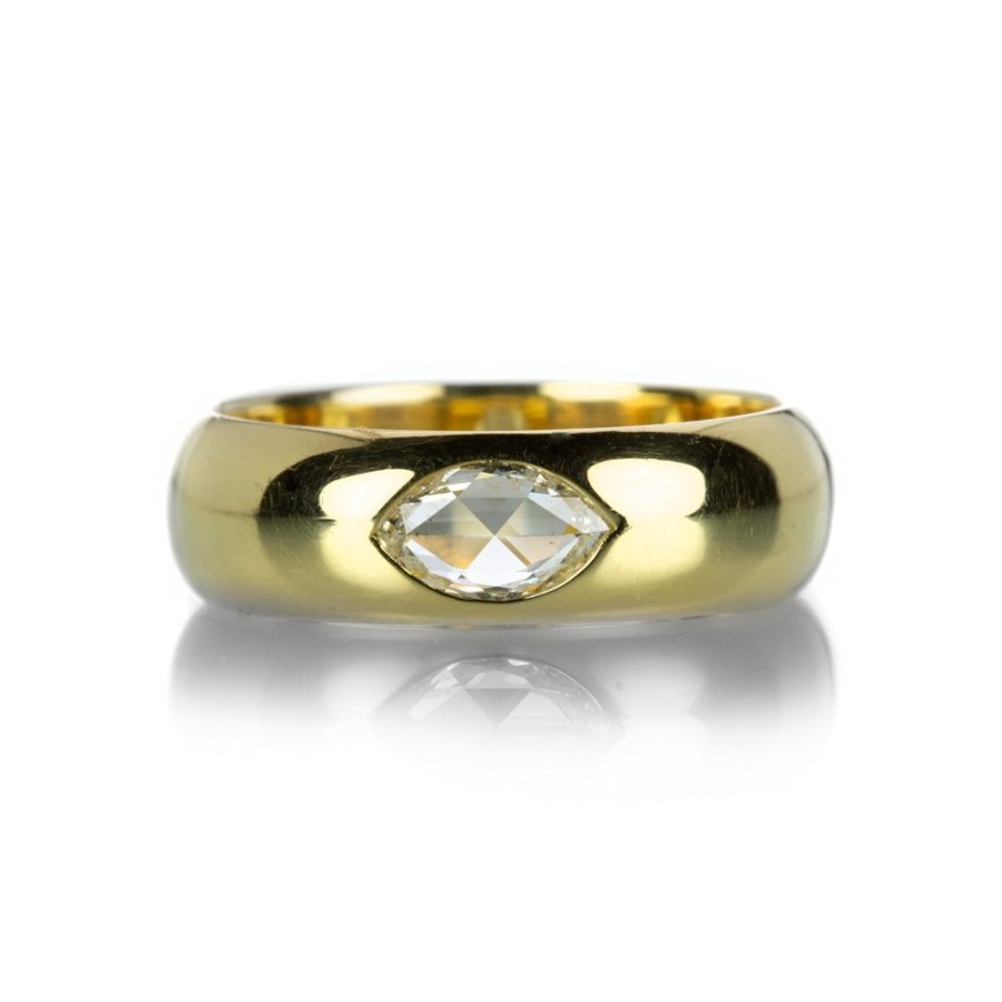 Rings Diana Mitchell | Marquise Diamond Wide Band