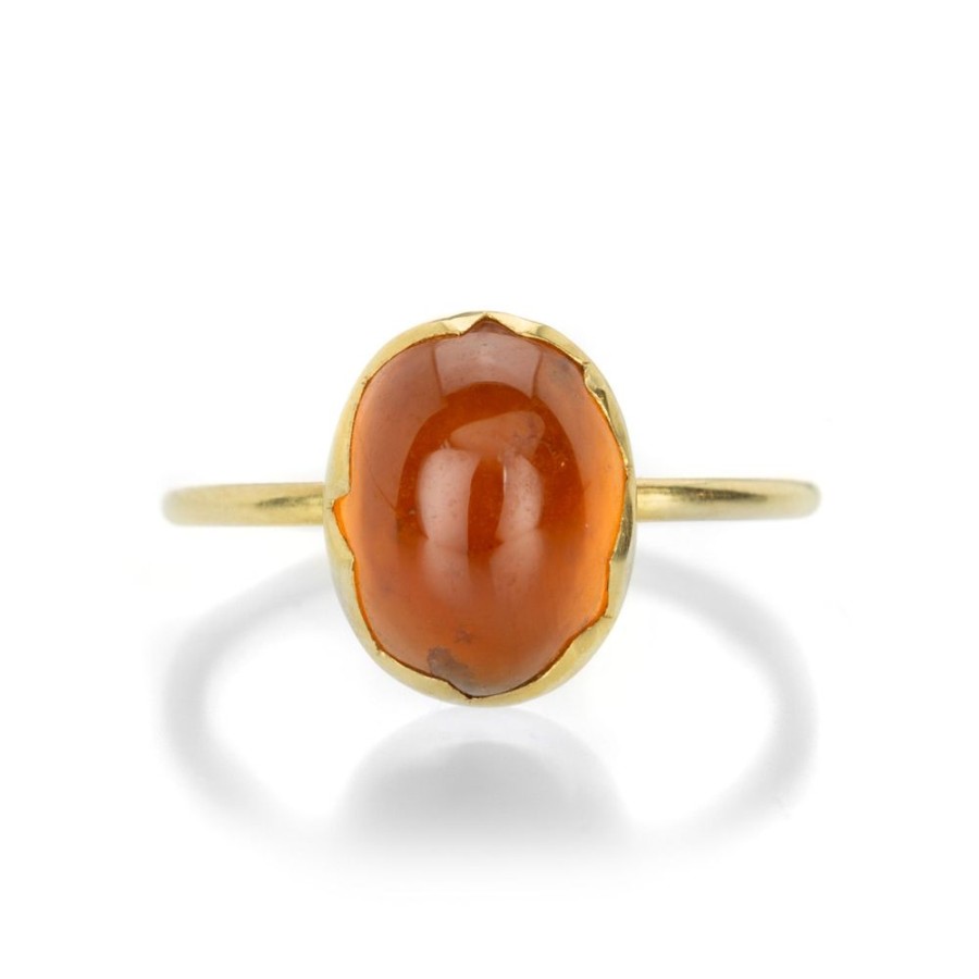 Rings Annette Ferdinandsen | Hessonite Garnet Egg Stacker Ring