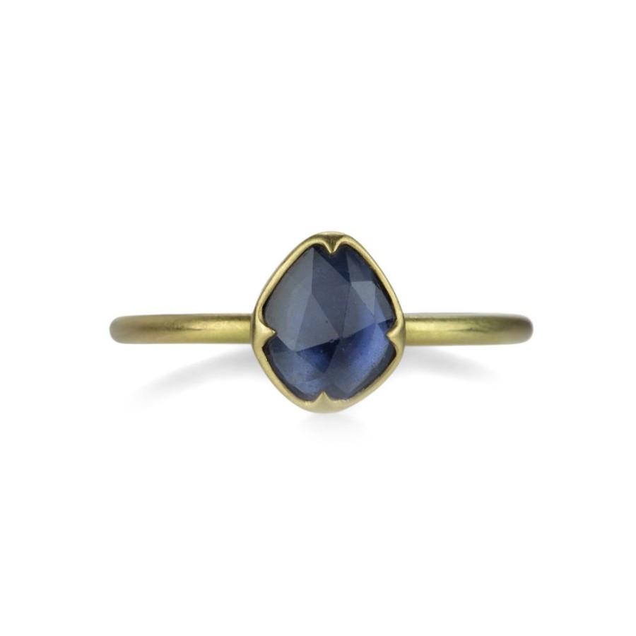 Rings Gabriella Kiss | Kite Shaped Blue Sapphire Ring