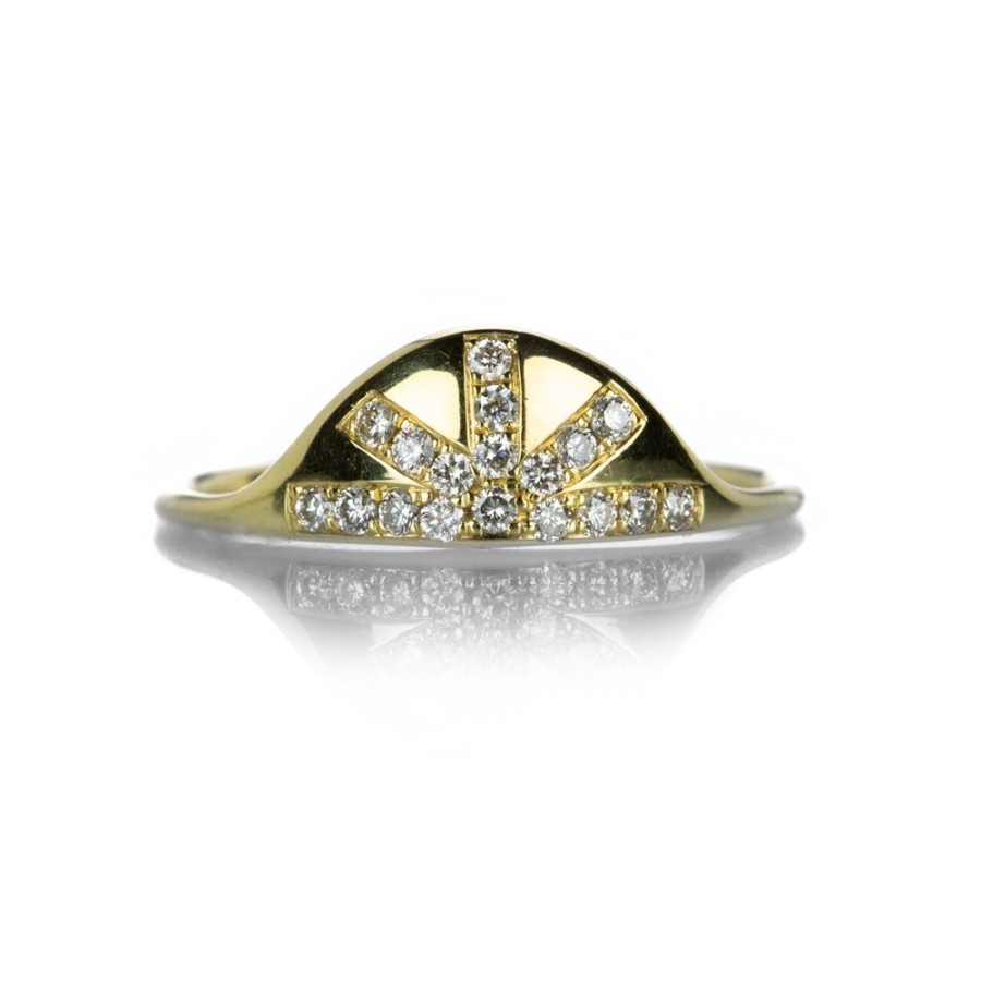 Rings Diana Mitchell | Pave Sunrise Ring