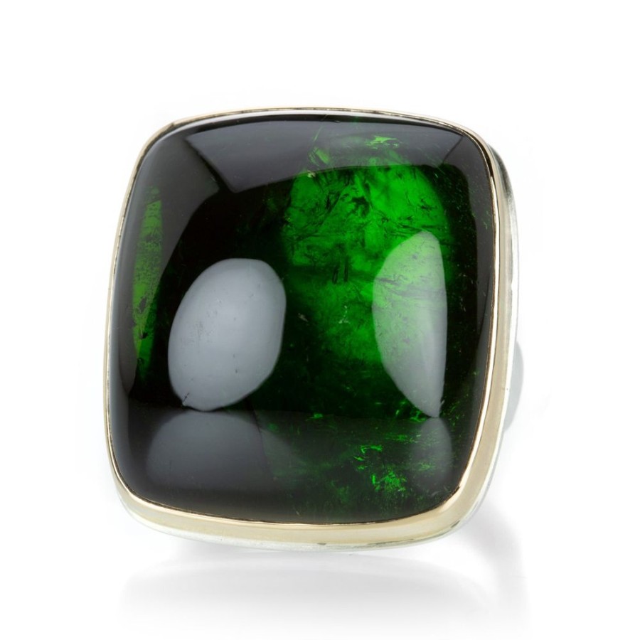 Rings Jamie Joseph | Square Green Tourmaline Ring