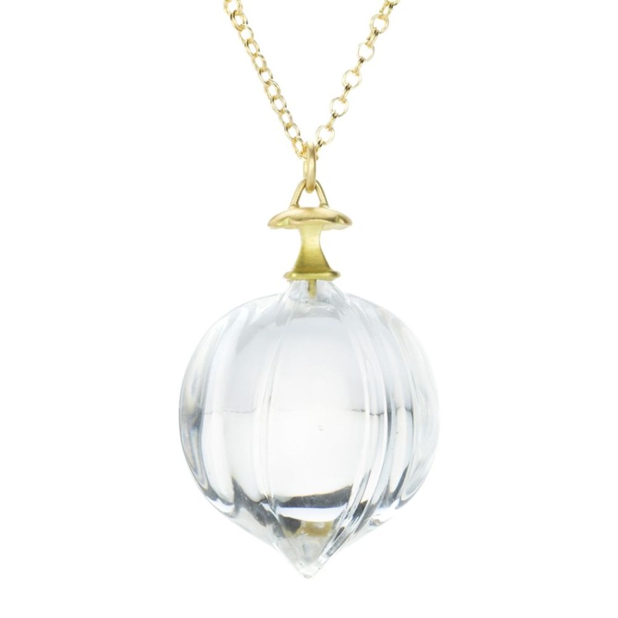 Necklaces Gabriella Kiss | 18K Crystal Hickory Nut Necklace