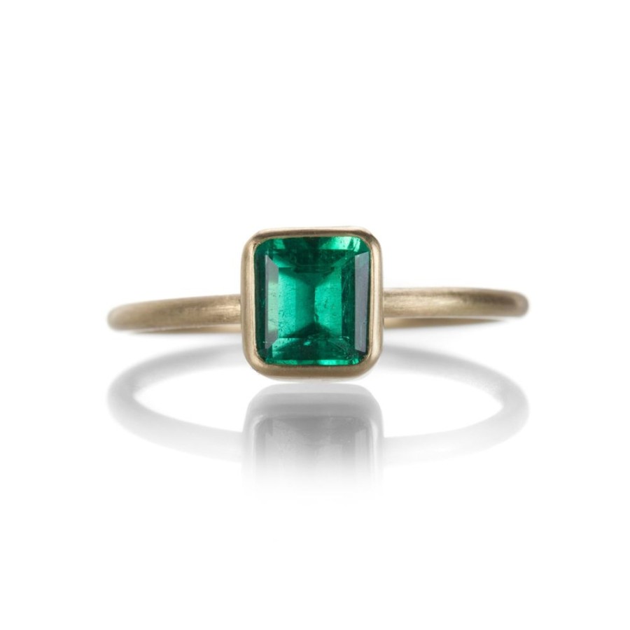 Rings Gabriella Kiss | Square Colombian Emerald Ring