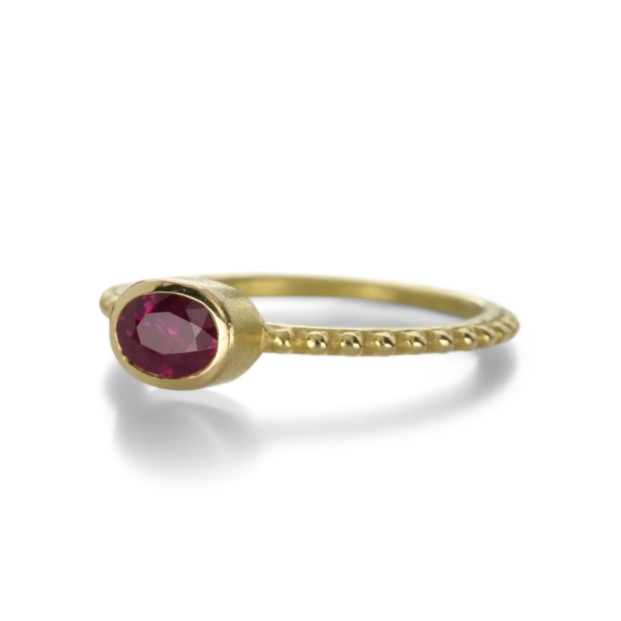 Rings Barbara Heinrich | Oval Magenta Sapphire Ring