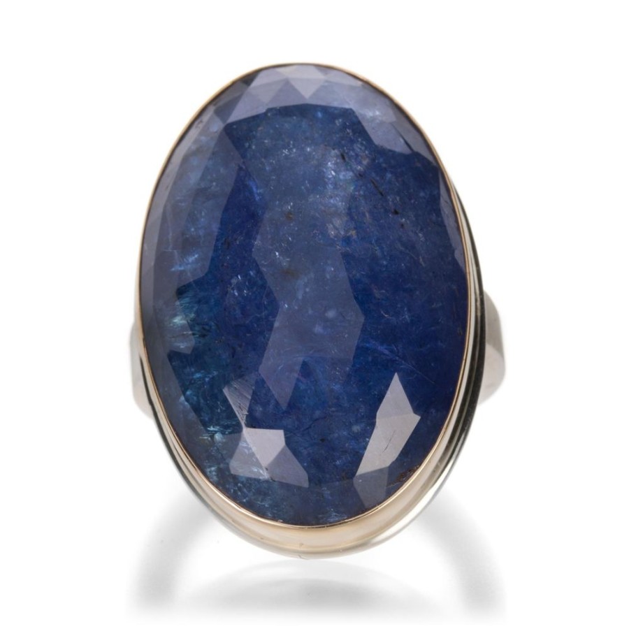 Rings Jamie Joseph | Large Vertical Rosecut Tanzanite Ring