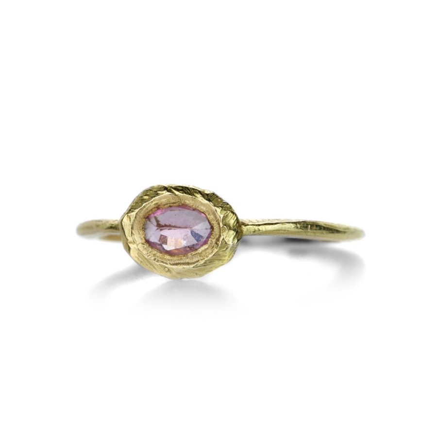 Rings Page Sargisson | Oval Pink Sapphire Ring