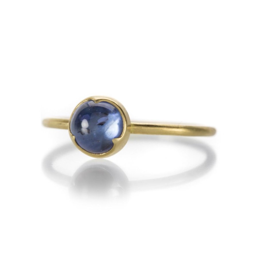 Rings Gabriella Kiss | Round Clear Sapphire Cabochon Ring