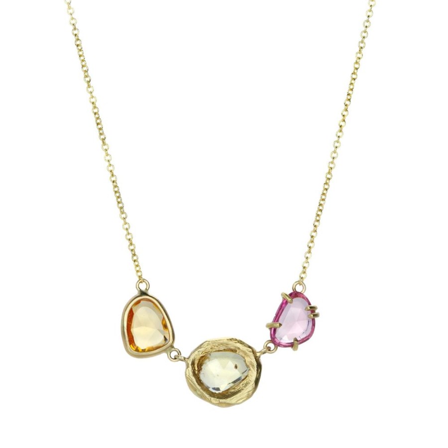 Necklaces Page Sargisson | Triple Sapphire Necklace