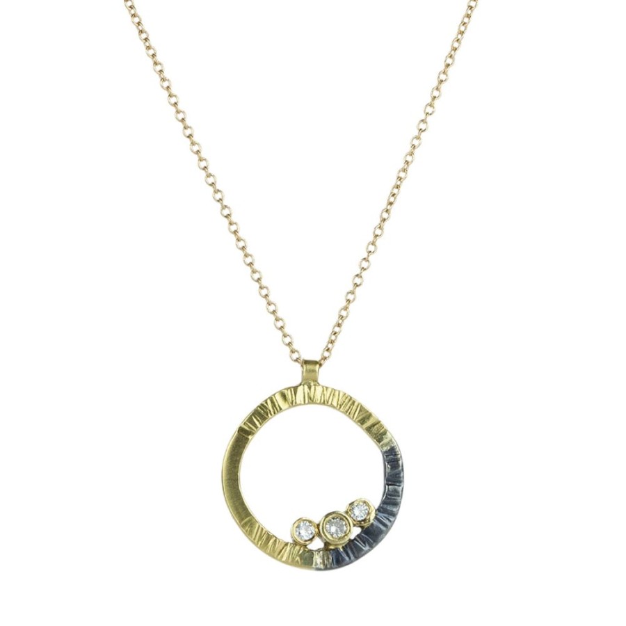 Necklaces Kate Maller | Mini Turning Aspen Pendant Necklace