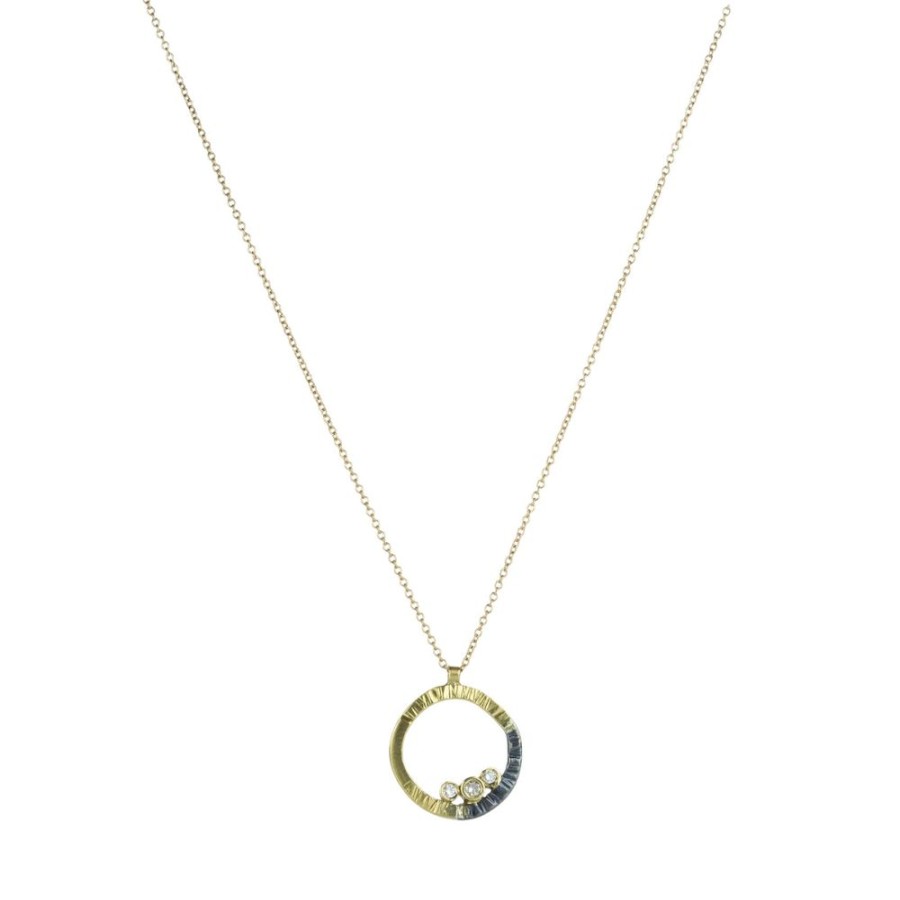 Necklaces Kate Maller | Mini Turning Aspen Pendant Necklace