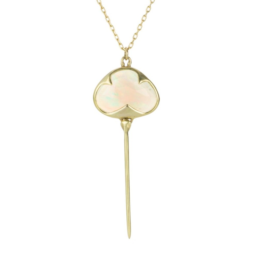 Necklaces Rachel Atherley | Ethiopian Opal Stingray Pendant Necklace